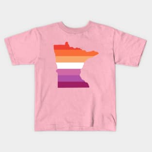 Minnesota Lesbian Pride Kids T-Shirt